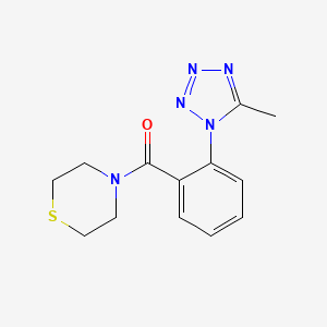 [2-(5-methyl-1H-tetrazol-1-yl)phenyl](thiomorpholin-4-yl)methanone