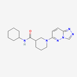 N-cyclohexyl-1-([1,2,4]triazolo[4,3-b]pyridazin-6-yl)piperidine-3-carboxamide