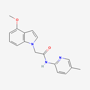 2-(4-methoxy-1H-indol-1-yl)-N-(5-methylpyridin-2-yl)acetamide