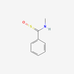 B1217529 N-Methylthiobenzamide S-oxide CAS No. 91929-53-2