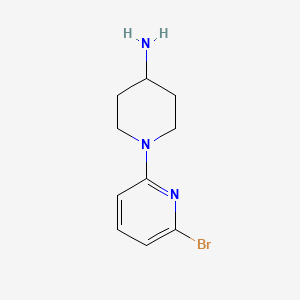 B1217539 4-Piperidinamine, 1-(6-bromo-2-pyridinyl)- CAS No. 98644-22-5