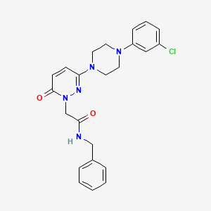 N-benzyl-2-{3-[4-(3-chlorophenyl)piperazin-1-yl]-6-oxopyridazin-1(6H)-yl}acetamide