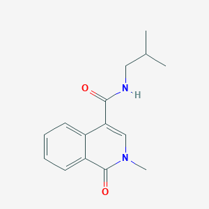 N-isobutyl-2-methyl-1-oxo-1,2-dihydro-4-isoquinolinecarboxamide