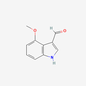 molecular formula C10H9NO2 B1217564 4-Méthoxyindole-3-carboxaldéhyde CAS No. 90734-97-7