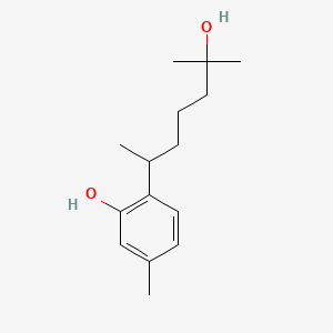 molecular formula C15H24O2 B1217570 5-Methyl-2-(1,5-dimethyl-5-hydroxyhexyl)phenol 