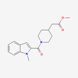 methyl {1-[(1-methyl-1H-indol-2-yl)carbonyl]piperidin-4-yl}acetate