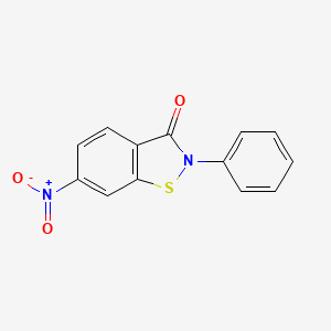 6-Nitro-2-phenyl-1,2-benzothiazol-3-one