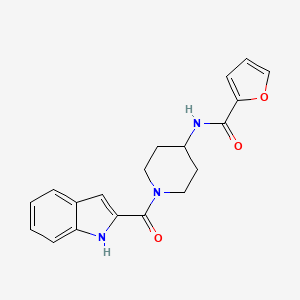 N-[1-(1H-indol-2-ylcarbonyl)piperidin-4-yl]furan-2-carboxamide