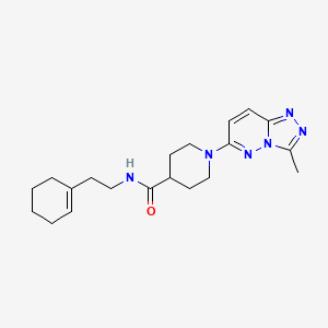 N-(2-cyclohex-1-en-1-ylethyl)-1-(3-methyl[1,2,4]triazolo[4,3-b]pyridazin-6-yl)piperidine-4-carboxamide