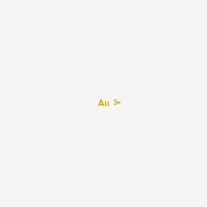 molecular formula Au+3 B1217600 Gold cation (3+) CAS No. 16065-91-1