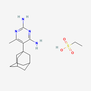 2,4-Diamino-5-adamantyl-6-methyl-pyrimidine ethanesulfonate