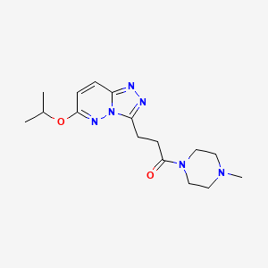 1-(4-Methylpiperazin-1-yl)-3-[6-(propan-2-yloxy)[1,2,4]triazolo[4,3-b]pyridazin-3-yl]propan-1-one