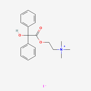 molecular formula C19H24INO3 B1217617 Metocinium iodide CAS No. 2424-71-7