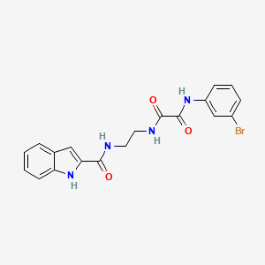 N-(3-bromophenyl)-N'-{2-[(1H-indol-2-ylcarbonyl)amino]ethyl}ethanediamide