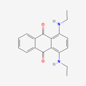 molecular formula C18H18N2O2 B1217624 1,4-双(乙基氨基)蒽醌 CAS No. 6994-46-3