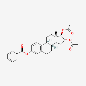 molecular formula C29H32O6 B1217641 Estriol acetate benzoate CAS No. 2508-47-6