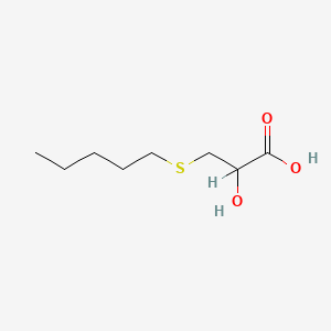 3-(Pentylthio)lactic acid