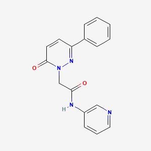 2-(6-oxo-3-phenylpyridazin-1(6H)-yl)-N-(pyridin-3-yl)acetamide