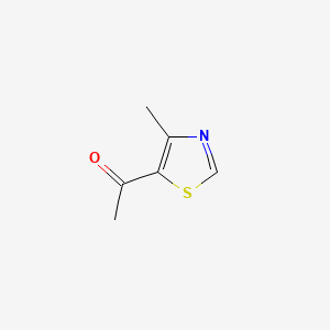 molecular formula C6H7NOS B1217663 1-(4-Methylthiazol-5-yl)ethanone CAS No. 38205-55-9
