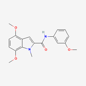 4,7-dimethoxy-N-(3-methoxyphenyl)-1-methyl-1H-indole-2-carboxamide