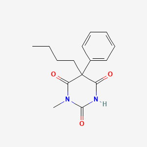 molecular formula C15H18N2O3 B1217677 1-Methyl-5-phenyl-5-butylbarbituric acid CAS No. 64153-56-6