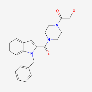 1-{4-[(1-benzyl-1H-indol-2-yl)carbonyl]piperazin-1-yl}-2-methoxyethanone