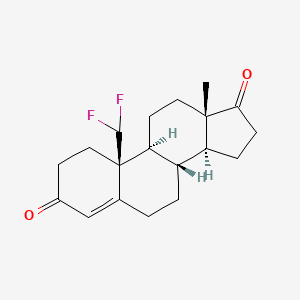 molecular formula C19H24F2O2 B1217687 19,19-Difluoroandrost-4-ene-3,17-dione CAS No. 7764-45-6