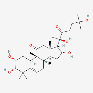 molecular formula C30H48O7 B1217691 Cucurbitacin P CAS No. 25383-26-0