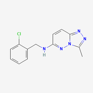 N-(2-chlorobenzyl)-3-methyl[1,2,4]triazolo[4,3-b]pyridazin-6-amine