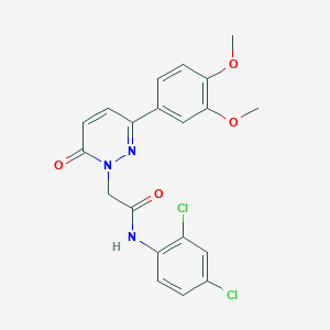 N-(2,4-dichlorophenyl)-2-(3-(3,4-dimethoxyphenyl)-6-oxopyridazin-1(6H)-yl)acetamide