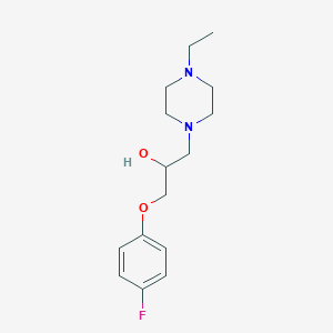 1-(4-Ethylpiperazin-1-yl)-3-(4-fluorophenoxy)propan-2-ol