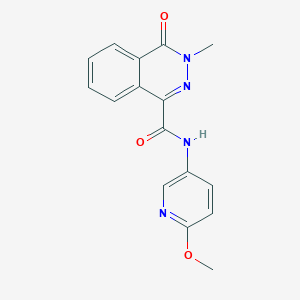 N-(6-methoxypyridin-3-yl)-3-methyl-4-oxo-3,4-dihydrophthalazine-1-carboxamide