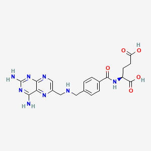N-(4-((((2,4-Diamino-6-pteridinyl)methyl)amino)methyl)benzoyl)-L-glutamic acid