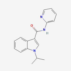 molecular formula C17H17N3O B12177291 1-(propan-2-yl)-N-(pyridin-2-yl)-1H-indole-3-carboxamide 