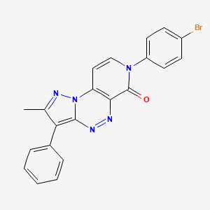 7-(4-bromophenyl)-2-methyl-3-phenylpyrazolo[5,1-c]pyrido[4,3-e][1,2,4]triazin-6(7H)-one