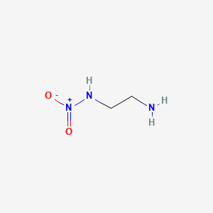 molecular formula C2H7N3O2 B1217733 N-Nitroethylenediamine CAS No. 58130-90-8