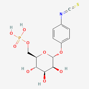 molecular formula C13H16NO9PS B1217734 4-Itcppm CAS No. 74141-15-4