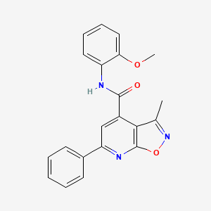 N-(2-methoxyphenyl)-3-methyl-6-phenyl[1,2]oxazolo[5,4-b]pyridine-4-carboxamide