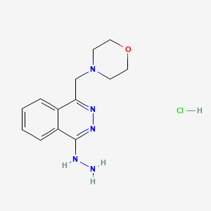 molecular formula C13H18ClN5O B1217736 4-Morpholinomethyl-1-hydrazinophthalazine CAS No. 71065-08-2