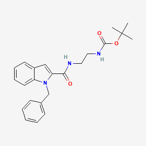 tert-butyl (2-{[(1-benzyl-1H-indol-2-yl)carbonyl]amino}ethyl)carbamate