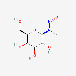 B1217744 N-Methyl-N-nitroso-beta-D-glucosylamine CAS No. 31364-55-3