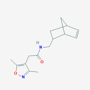 N-(bicyclo[2.2.1]hept-5-en-2-ylmethyl)-2-(3,5-dimethyl-4-isoxazolyl)acetamide