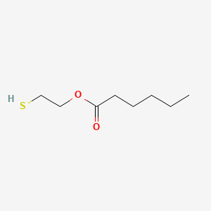 molecular formula C8H16O2S B1217749 Mercaptoethyl caproate CAS No. 22909-86-0