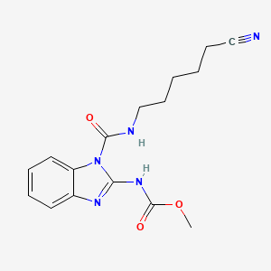 molecular formula C16H19N5O3 B1217750 Cypendazole CAS No. 28559-00-4