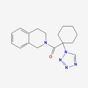 3,4-dihydroisoquinolin-2(1H)-yl[1-(1H-tetrazol-1-yl)cyclohexyl]methanone