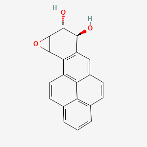 molecular formula C20H14O3 B1217757 trans-Anti-benzo(A)pyrene-7,8-diol-9,10-oxide 