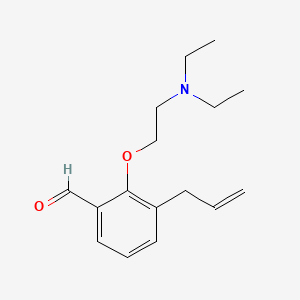 B1217762 3-Allyl-2-[2-(diethylamino)ethoxy]benzaldehyde CAS No. 93148-15-3