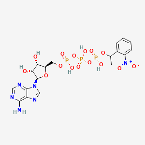 molecular formula C18H23N6O15P3 B1217765 Caged ATP CAS No. 67030-27-7