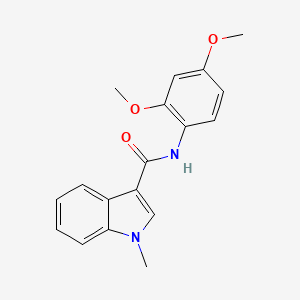 molecular formula C18H18N2O3 B12177698 N-(2,4-dimethoxyphenyl)-1-methyl-1H-indole-3-carboxamide 