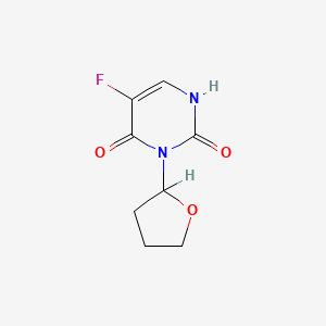 molecular formula C8H9FN2O3 B1217772 3-(2-Tetrahydrofuryl)-5-fluorouracil CAS No. 63901-83-7